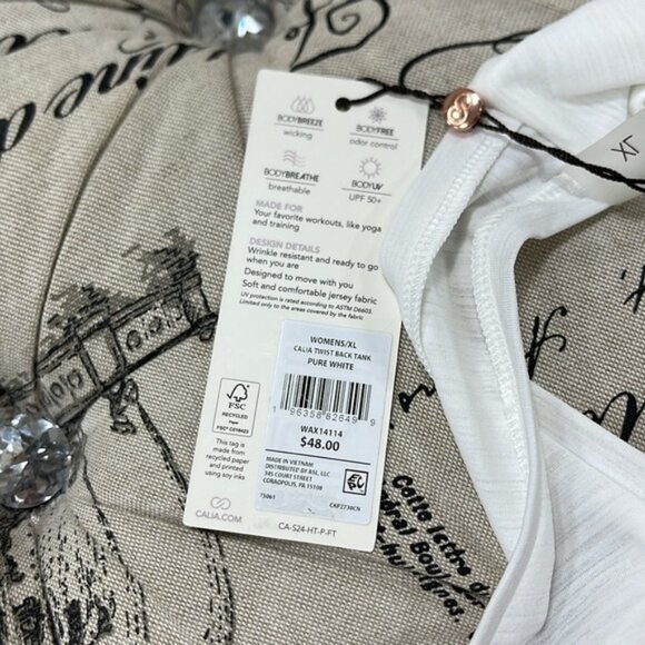 CALIA Women's Twist Back Tank - Picture 8 of 13